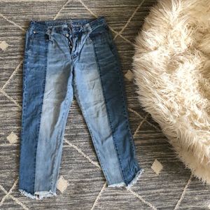 Vintage High Rise Two Tone AE Jeans